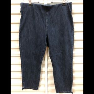 Soft Surroundings pull on jean crop size xl
